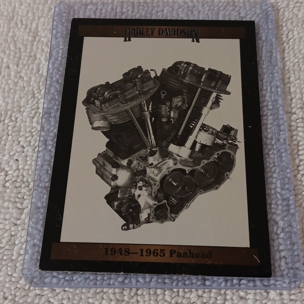 Harley-Davidson Engine Art with Black and Brown Accents